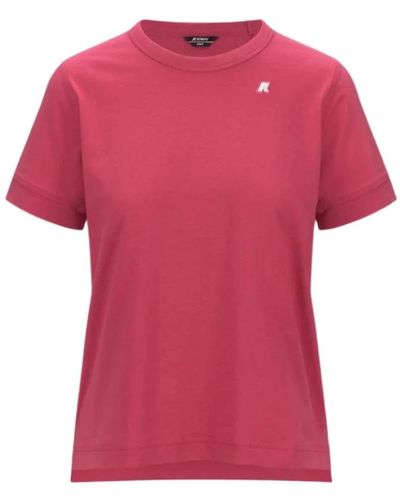 K-Way T-Shirts - Pink