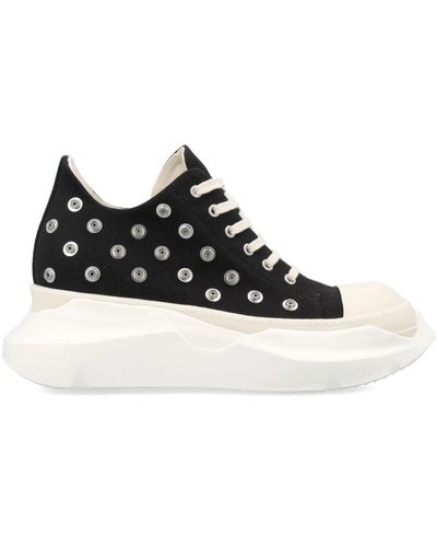 Rick Owens Studded abstract sneakers basse - Nero