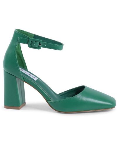 19V69 Italia by Versace Zapato de tacón verde con correa de tobillo y tacón de 7 cm