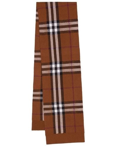 Burberry Winter Scarves - Brown