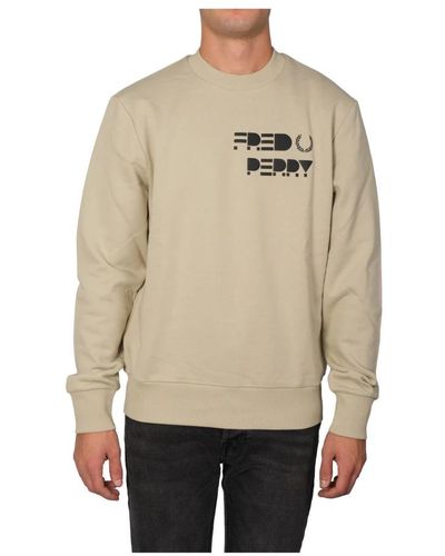 Fred Perry Sweatshirts - Natural
