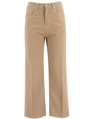 Fedeli Wide Trousers - Natural