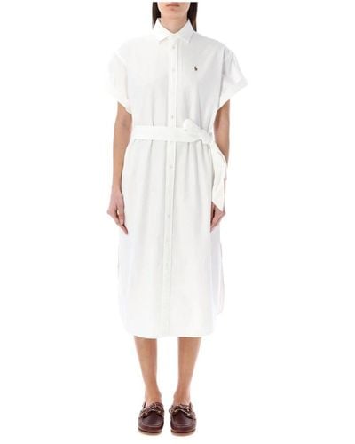 Ralph Lauren Dresses > day dresses > shirt dresses - Blanc
