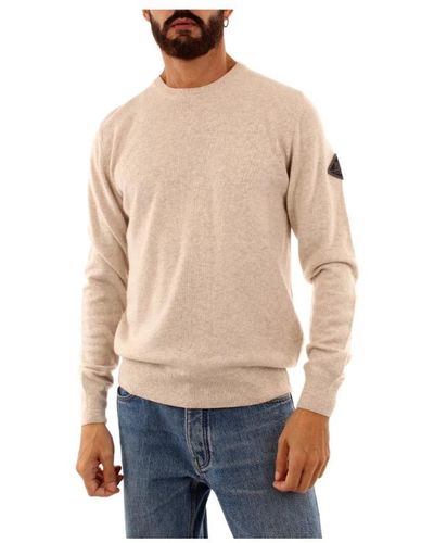 Roy Rogers Round-Neck Knitwear - Natural