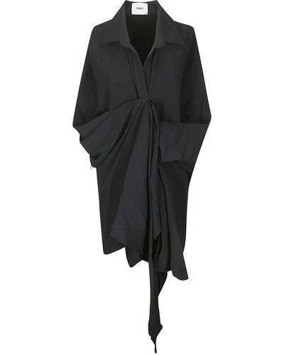 Coperni Wrap Dresses - Black