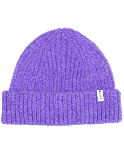 OLAF HUSSEIN Accessories > hats > beanies - Violet