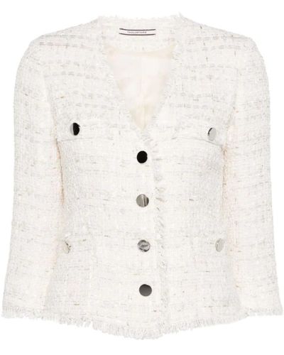 Tagliatore Jackets > tweed jackets - Blanc