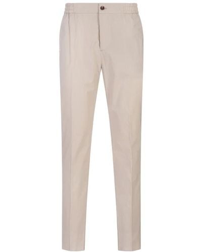 Etro Slim-Fit Trousers - Natural