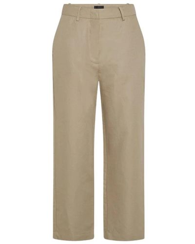 Peuterey Wide Trousers - Natural