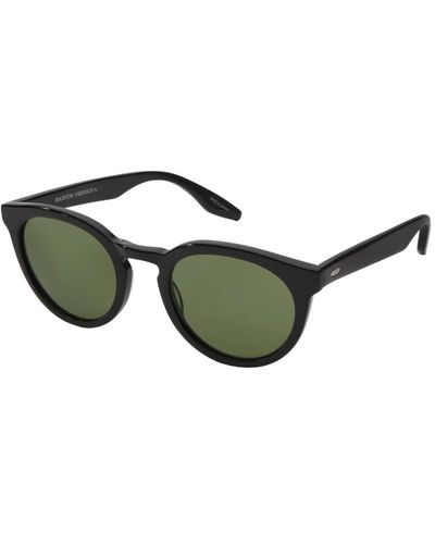 Barton Perreira Schwarze/grüne sonnenbrille bp0115 rourke