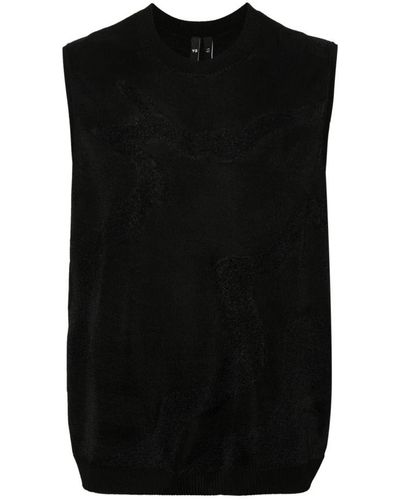 Y-3 Sleeveless Knitwear - Black