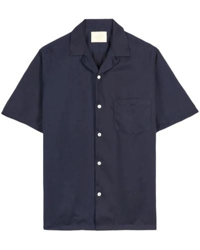 Portuguese Flannel Short sleeve camicie - Blu