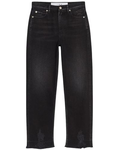 IRO Cropped Jeans - Black