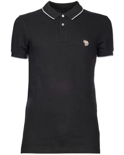 PS by Paul Smith Polo Shirts - Black