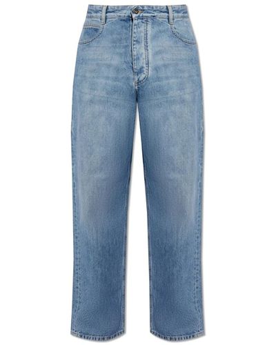 Bottega Veneta Jeans > wide jeans - Bleu