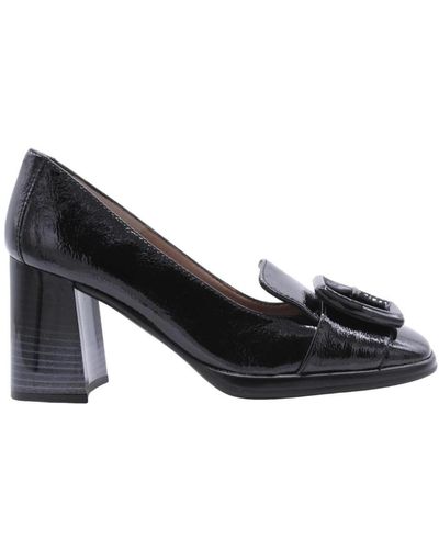 Hispanitas Carapelli tacones - zapatos de tacón elegantes y sofisticados - Negro