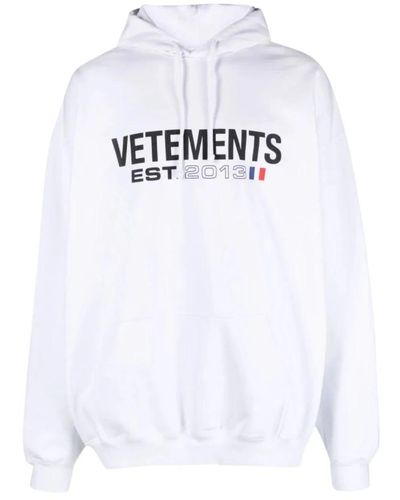 Vetements Sweatshirts & hoodies > hoodies - Blanc