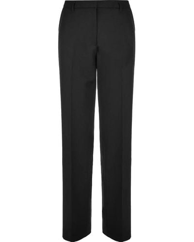 Anine Bing Trousers > straight trousers - Noir