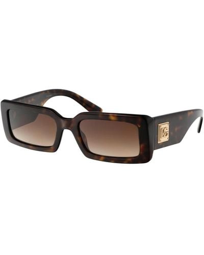 Dolce & Gabbana Stylische sonnenbrille mit modell 0dg4416 - Braun