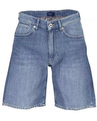 GANT Shorts > denim shorts - Bleu