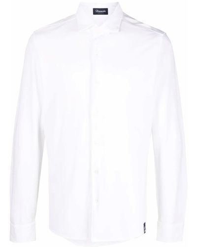 Drumohr Formal Shirts - White