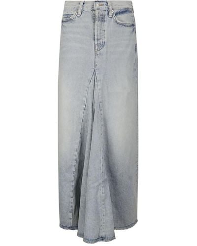 7 For All Mankind Skirts > denim skirts - Gris