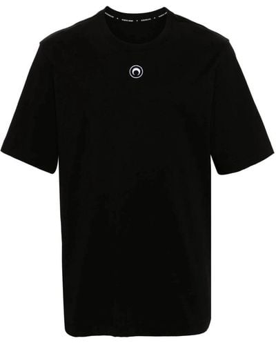 Marine Serre T-Shirts - Black