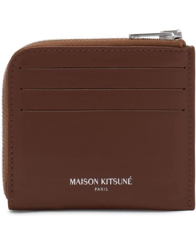 Maison Kitsuné Wallets cardholders - Braun