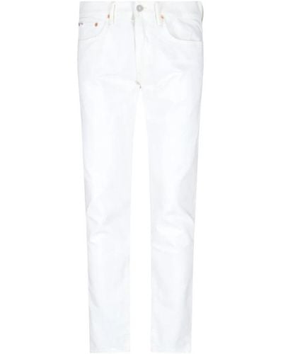 Ralph Lauren Slim-Fit Jeans - White