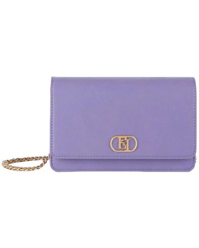 Elisabetta Franchi Shoulder Bags - Purple