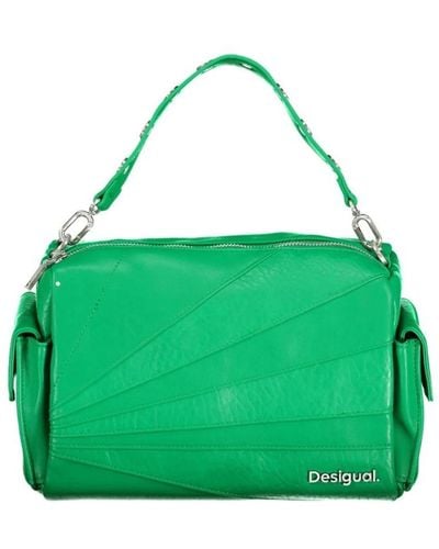 Desigual Grüne handtasche mit mehreren taschen