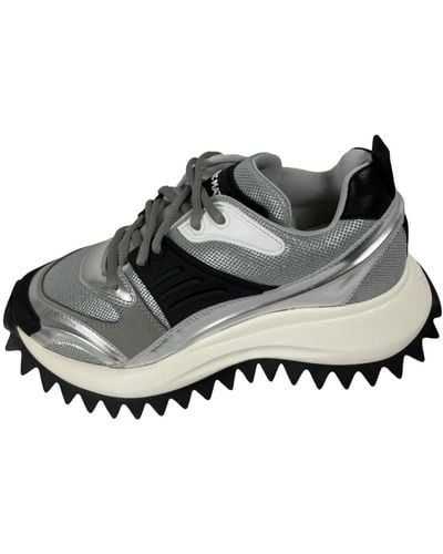 Vic Matié Sneakers platform argento 7600 walk - Metallizzato