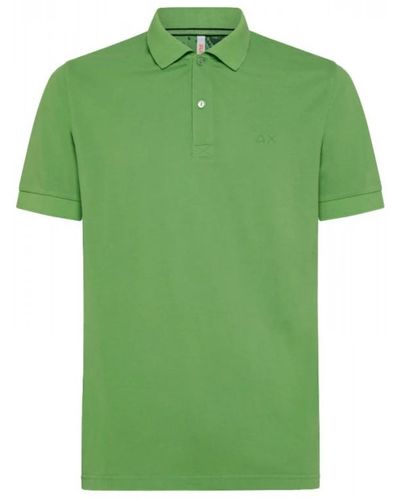 Sun 68 Vintage polo shirt grün