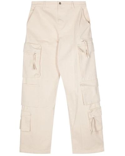 Axel Arigato Straight Trousers - Natural