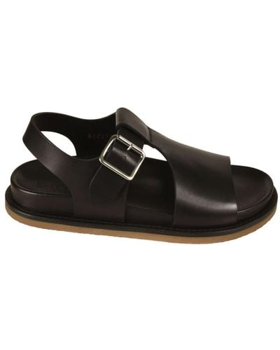 Buttero Flat Sandals - Black