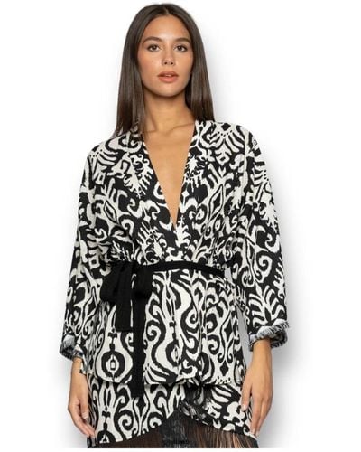 Kocca Kimono chaqueta - Negro