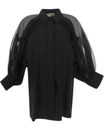 Gentry Portofino Camisa de algodón - Negro
