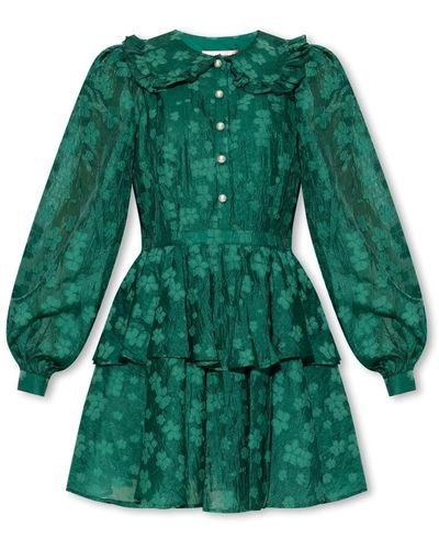 Custommade• Vestito juma con motivo floreale - Verde