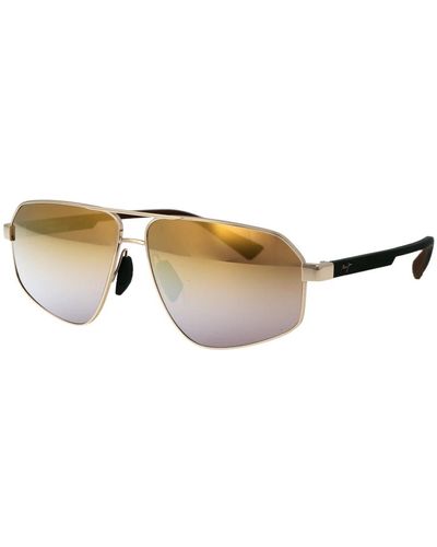 Maui Jim Stylische keawawa sonnenbrille für sonnige tage - Grau