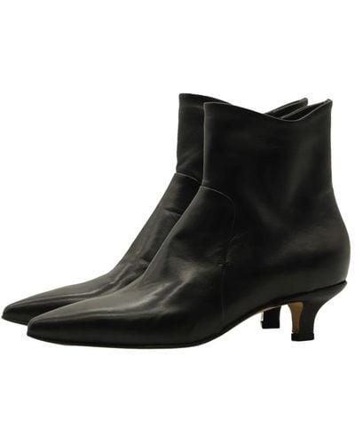 Pomme D'or Shoes > boots > heeled boots - Noir