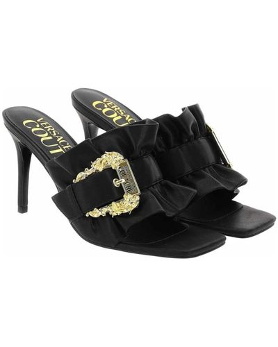 Versace Stilvolle sandalen für modebegeisterte - Schwarz