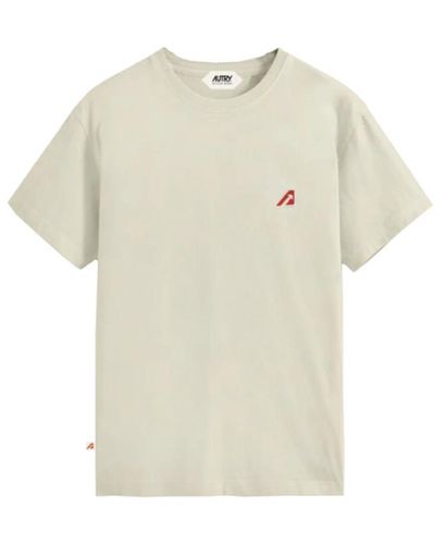 Autry Upgrade deinen lässigen Look mit Cream Classic T-Shirt - Natur