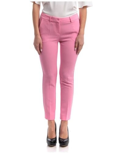 SIMONA CORSELLINI Slim-Fit Trousers - Pink