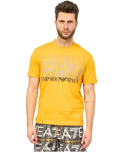 EA7 T-Shirts - Yellow
