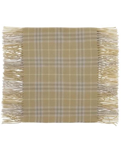 Burberry Winter Scarves - Natural