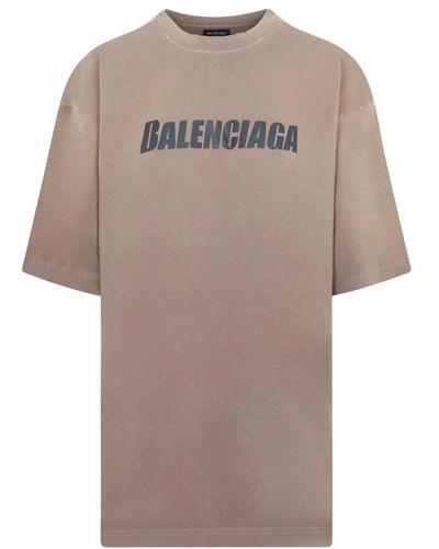 Balenciaga T-Shirts - Natural