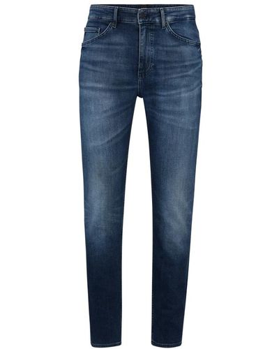 BOSS Taber regular fit blaue jeans