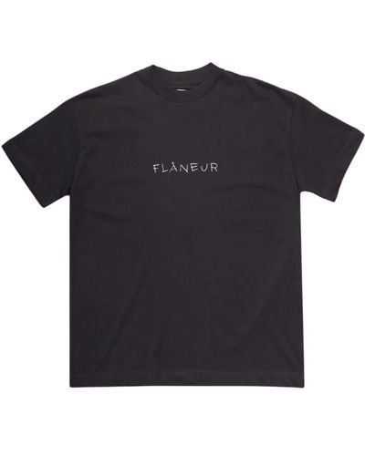 FLANEUR HOMME T-shirts - Schwarz