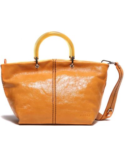 Plinio Visona' Shoulder Bags - Orange