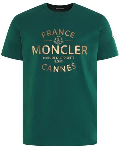Moncler T-Shirts - Green
